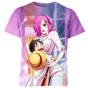 Clash of Royals - Regal Purple Vinsmoke Reiju Vs Luffy Shirt