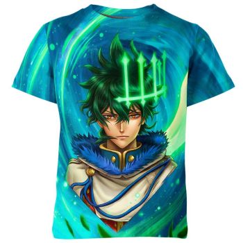 Cerulean Blue Anti-Magic Wizard - Yuno from Black Clover Shirt