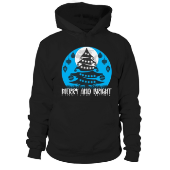 Merry and bright Christmas Hoodies