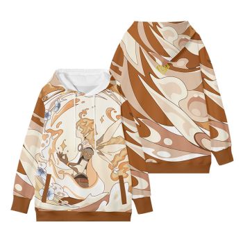 College Style Genshin Impact Kaedehara Kazuha Anime Hoodie
