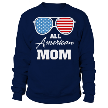 All American Mama Sunglasses USA Sweatshirt