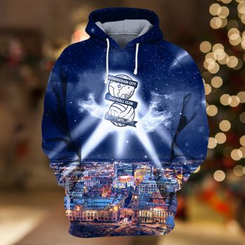Street Blue Lighting Pattern Lighting Hoodie