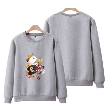 Chic Genshin Impact Hu Tao Anime Grey Hoodie