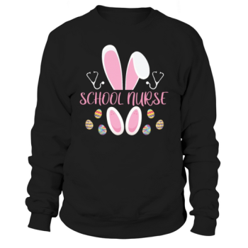 Easter Egg Hunting Rabbit Rn Easter Day Bunny Sweatshirt