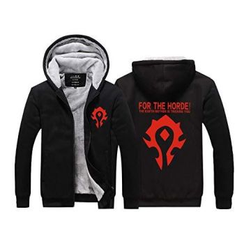 World of Warcraft Hoodie &#8211; Thick Fleeced Hooded Zipper Coat Jacket