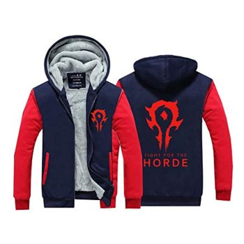World of Warcraft Hoodie &#8211; Thick Fleeced Hooded Zipper Coat Jacket