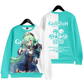 Versatile Genshin Impact Full-Body Sucrose Sweatshirt