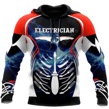  Street Colorful Lightning Pattern Lightning Hoodie