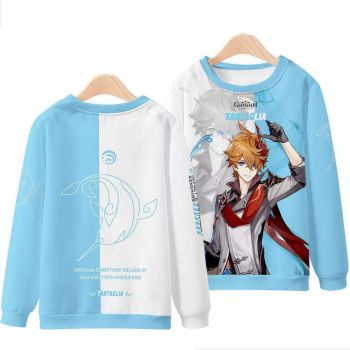Leisure Genshin Impact Tartaglia Anime Sweatershirt