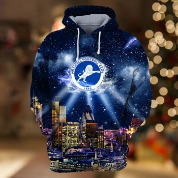 Vintage  Blue Lighting Pattern Lighting Hoodie