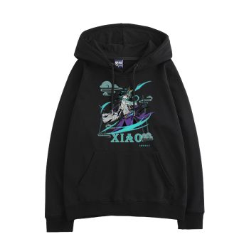 Versatile Genshin Impact Xiao Anime The Black Hoodie