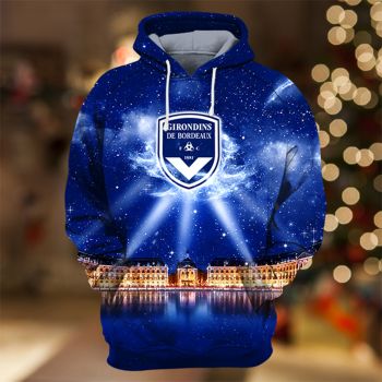 Pretty And Vintage  Blue Lighting Pattern Lighting Hoodie