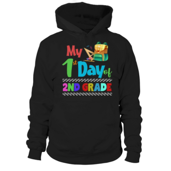 My First Day 2nd Grade Kids Teacher Back To School Hoodies