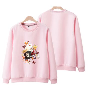 Trendy Genshin Impact Hutao Brown Pink Hoodie