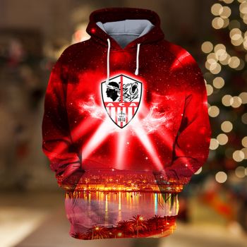 Cute Red Lighting Pattern Lighting Hoodie