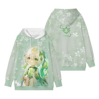 Exquisite Genshin Impact Yoimiya Anime Green Hoodie