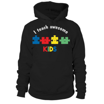 I teach great kids autism Hoodies