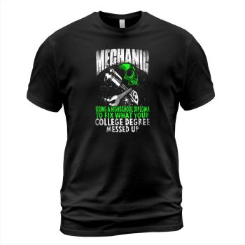 MECHANICAL HIGHSCHOOL DIPLOMA T-shirts
