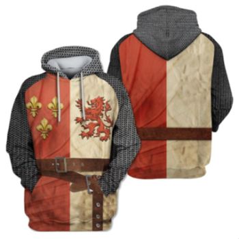  Popular Colorful Belt Pattern Jesus Hoodie