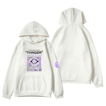 Elegant Genshin Impact Game Raiden Shogun White Hoodie