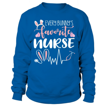 Nurse Cute Ears Bunny Easter Day Easter Sunday Sweatshirt