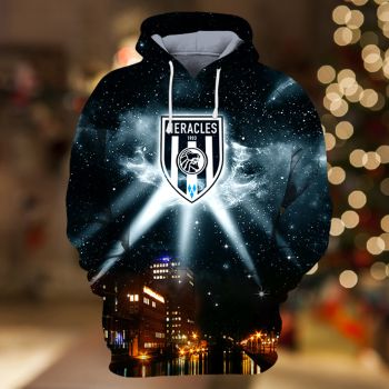 Cute Black Blue Lighting Pattern Lighting Hoodie