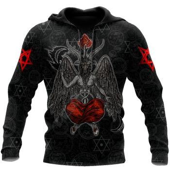 Fashion Black   Skull Pattern Skull Hoodie