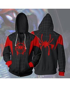 Spider-man New Era black Spider-man Avengers hooded sweatshirt