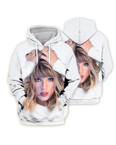  Street Style White Taylor Swift Pattern Taylor Swift Hoodie
