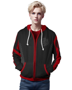 RWBY Anime Cosplay Costume Sweatshirt Zip Up Hoodie