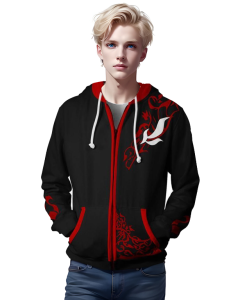 RWBY Anime Cosplay Costume Sweatshirt Zip Up Hoodie