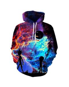 Rick and Morty 3D Print Hoodie