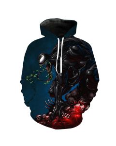 Spider-man Hoodies Awesome Villain Venom Monster 3D Hoodie for man/woman