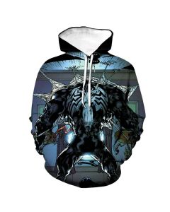 Spider-man Hoodies Scary Symbiotic Life Form Venom Monster 3D Hoodie for man/woman