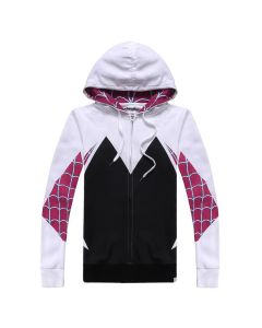 Spider-man Hoodies Spider-man GWEN 3D Zip Up Hoodie for man/woman