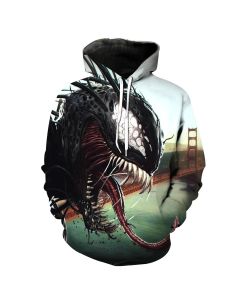 Spider-man Hoodies Venom Spider-man Monster Mouth 3D Hoodie for man/woman