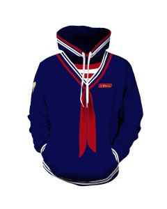 Teen Hoodie Stranger Things Scoops Ahoy Steve Cosplay Costume Unisex