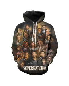 TV Series Supernatural Hoodies &#8211; 3D Hooded Sweatshirts
