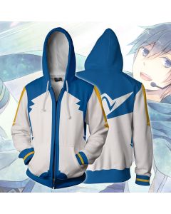  Kaito Hoodies &#8211; Zip Up Blue Hoodie