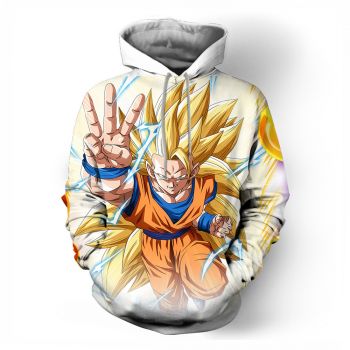  Dragon Ball anime theme pattern printed sweatshirt