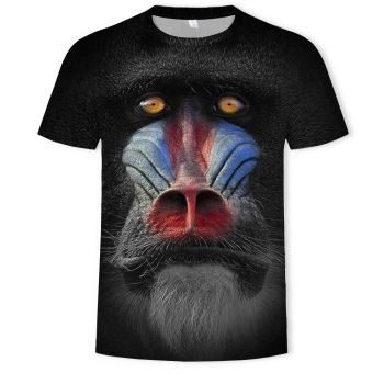  Orangutan Mens 3D Print T-shirt 