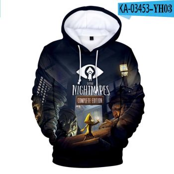 3D Printed Unisex Hooded Sweatshirt &#8211; Little Nightmares Hoodie