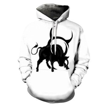 The Black Taurus- April 21 to May 21 3D Sweatshirt Hoodie Pullover