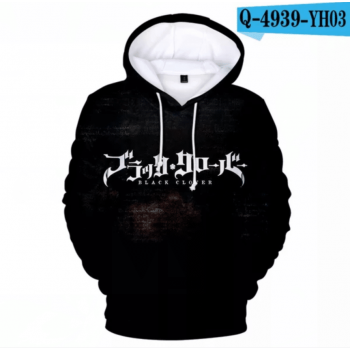 Anime Black Clover Hoodie Sweatshirt &#8211; Casual Streetwear