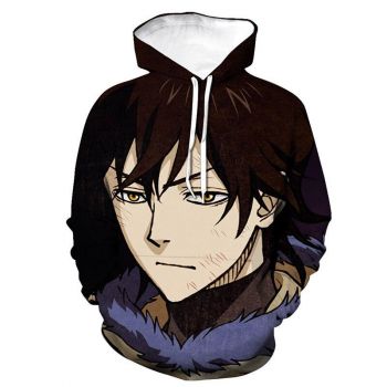Anime Black Clover Hoodies &#8211; 3D Printed Hooded Pullover