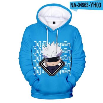 Anime Jujutsu Kaisen 3D Sweatshirt Hoodies