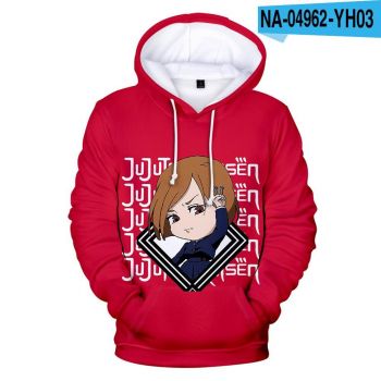 Anime Jujutsu Kaisen Hoodies &#8211; 3D Sweatshirt Pullover
