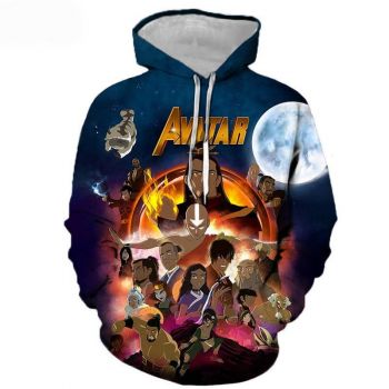 Avatar The Last Airbender Hoodie &#8211; Anime 3D Printed Casual Hooded Pullovers