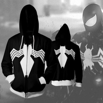 Avengers Hoodie &#8211; Spider-Man Zip Up Hoodie