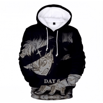 Black Clover Hoodie Sweatshirt &#8211; Anime Casual Streetwear